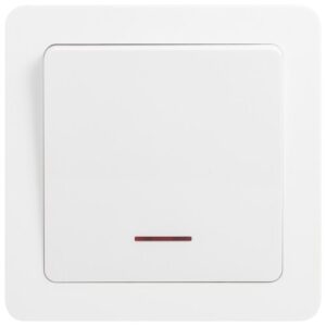 Công tắc đơn 1 chiều 20A có đèn LED - Hager – WGCL2D1N