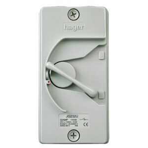 Isolator Hager 2 cực 32A IP66 – JG232U