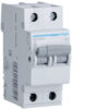 Cầu dao tự động loại nhỏ 6KA Hager (MCB 2 cực) – MU206A